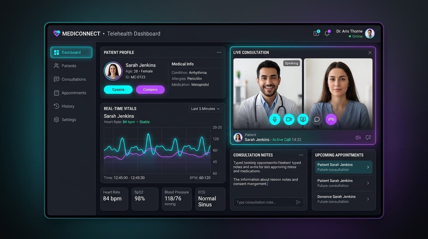 Lumina Health Platform interface preview